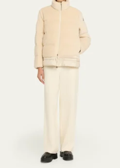MonclerCedra Teddy Short Down Jacket