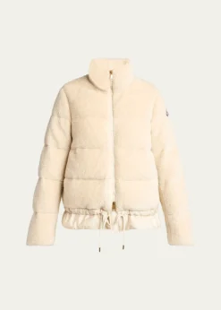 MonclerCedra Teddy Short Down Jacket