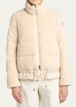 MonclerCedra Teddy Short Down Jacket