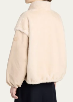 MonclerChardonneret 2-in-1 Reversible Teddy Down Jacket