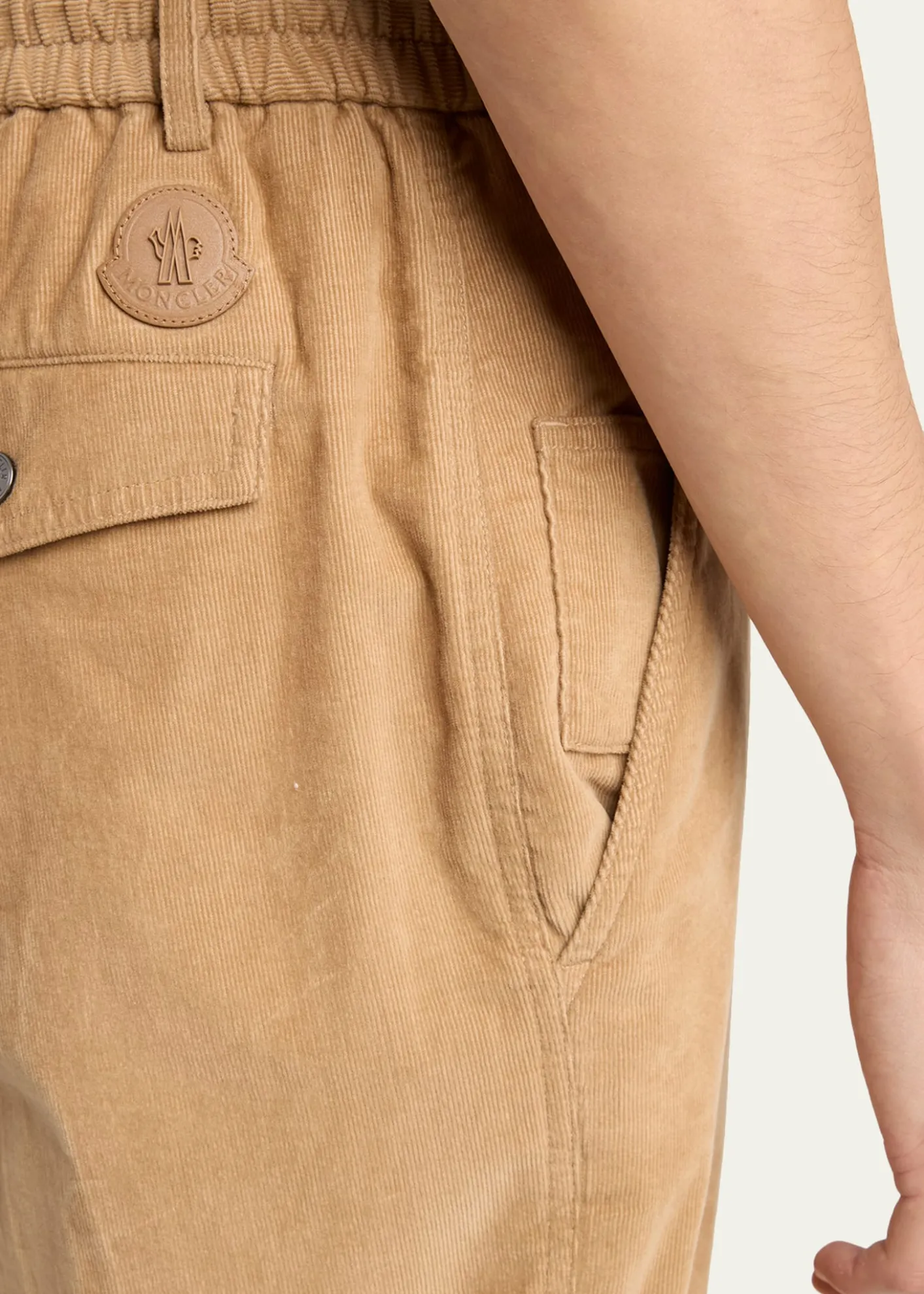 MonclerCotton Corduroy Straight-Leg Trousers