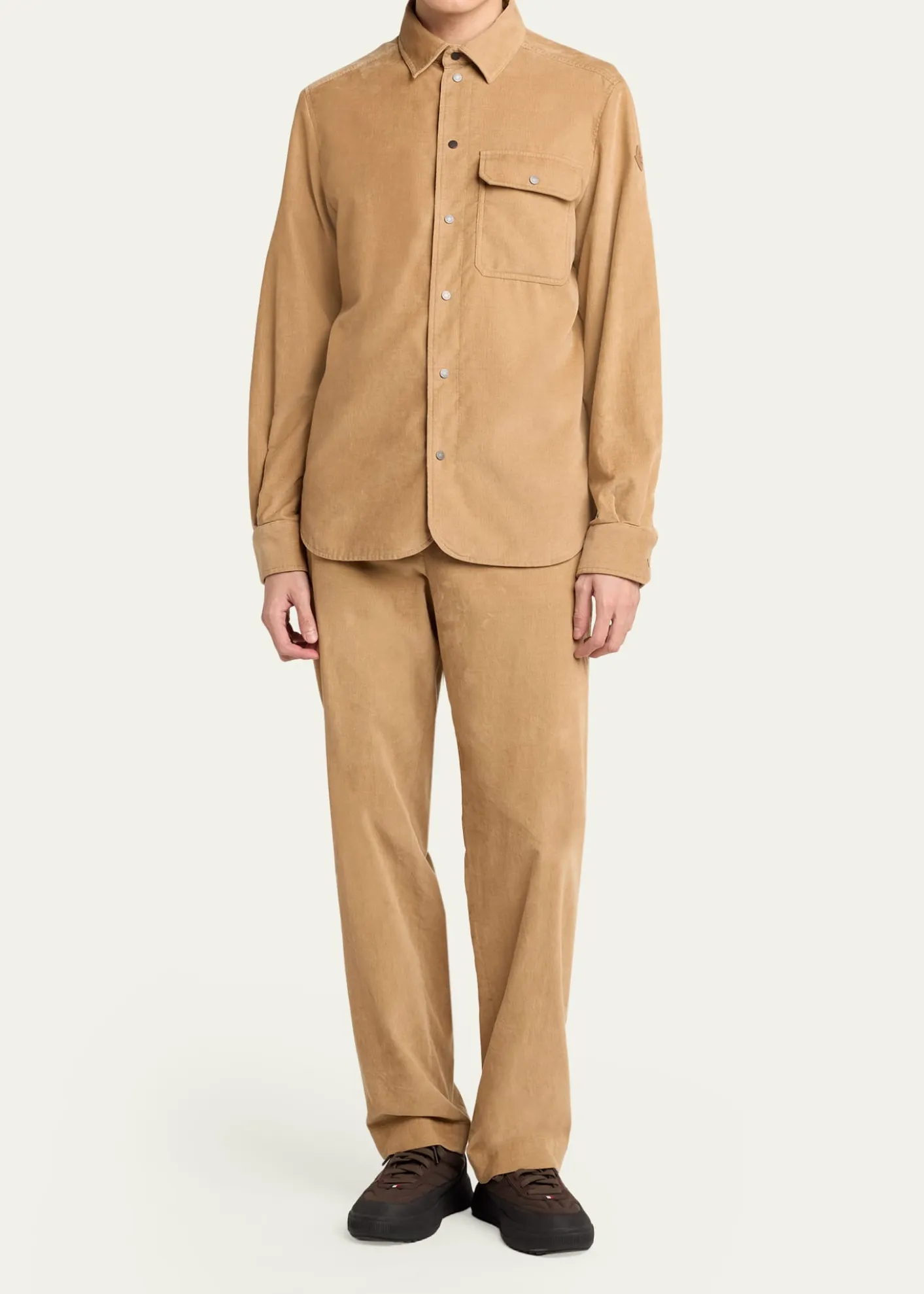 MonclerCotton Corduroy Straight-Leg Trousers