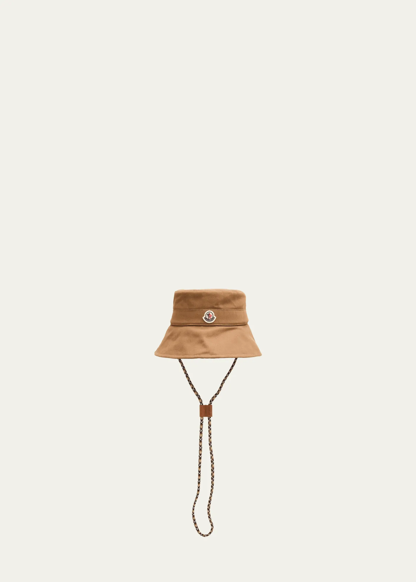 MonclerCotton Gabardine Logo Bucket Hat