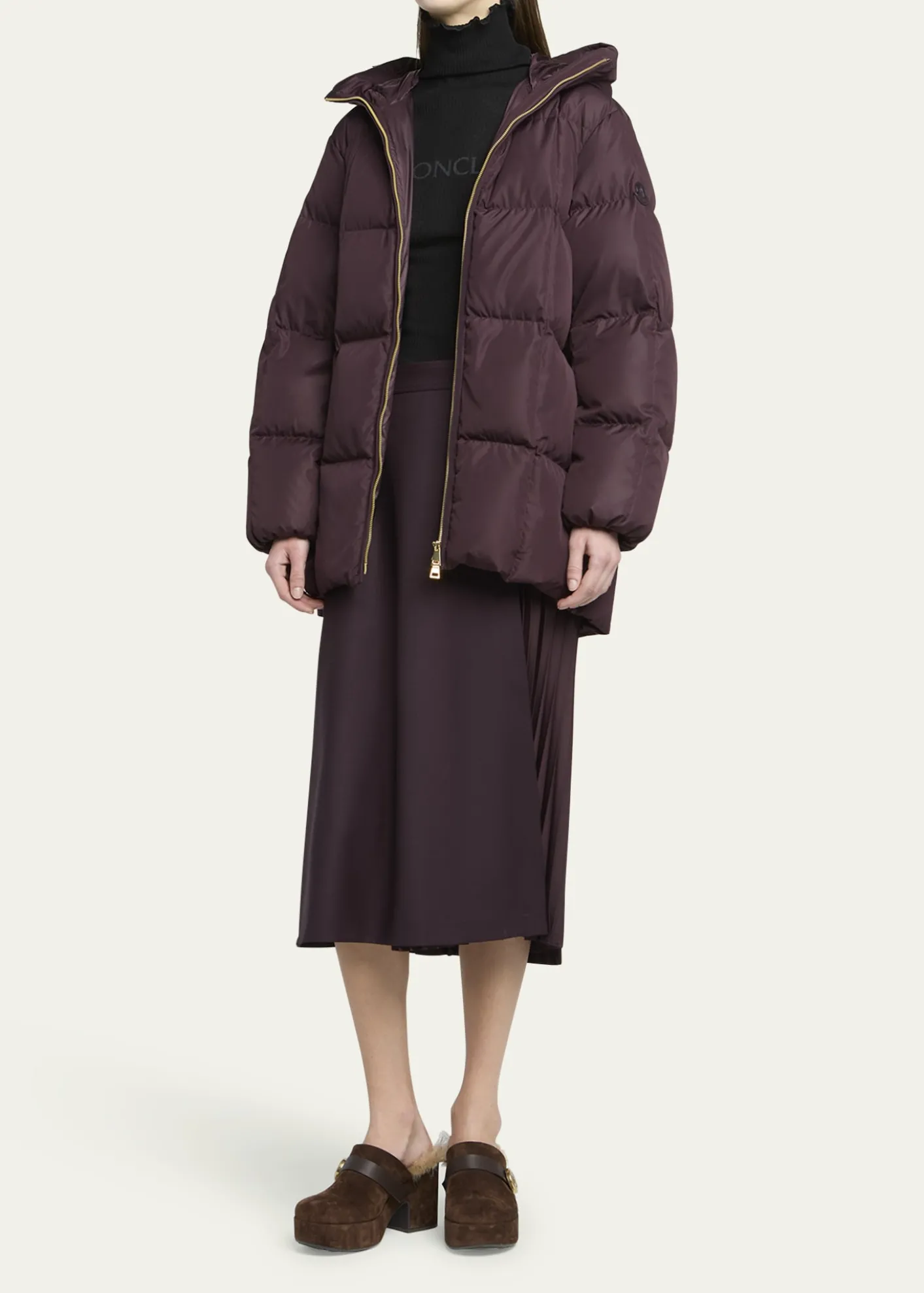 MonclerDarbon Oversized Hooded Down Jacket