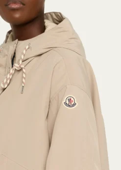 MonclerEucalyptus Hooded Short Down Jacket