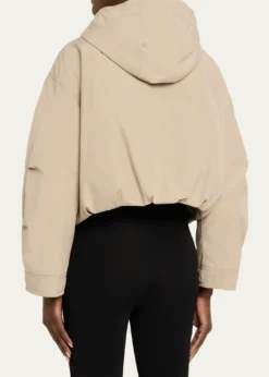 MonclerEucalyptus Hooded Short Down Jacket