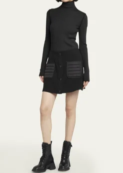 MonclerExtra Fine Wool Ribbed Turtleneck Sweater