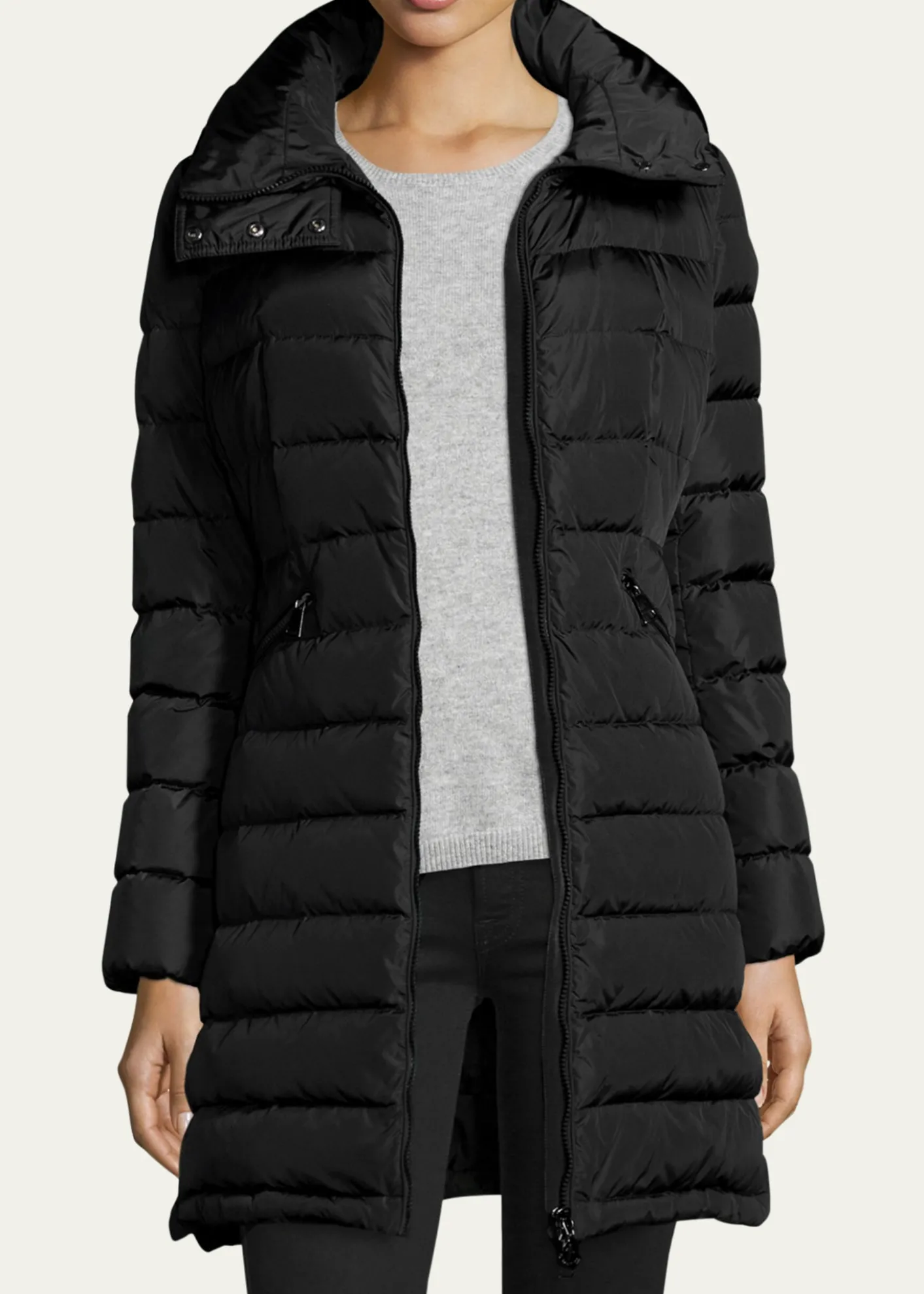 MonclerFlammette High-Neck Puffer Coat