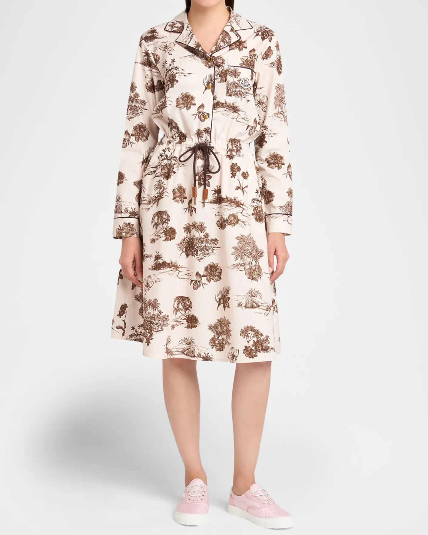 MonclerFloral-Print Shirtdress