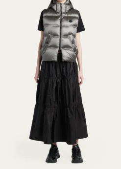 MonclerFluidite Zip-Front Down Vest