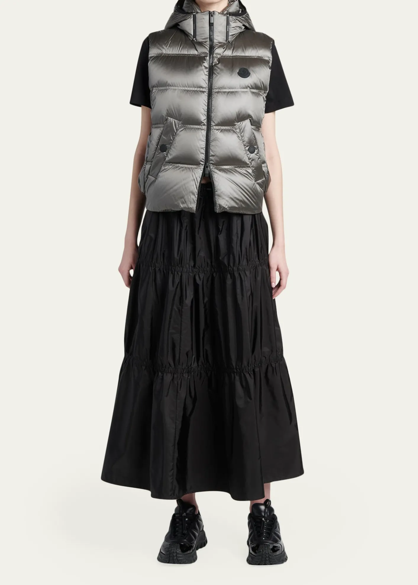 MonclerFluidite Zip-Front Down Vest