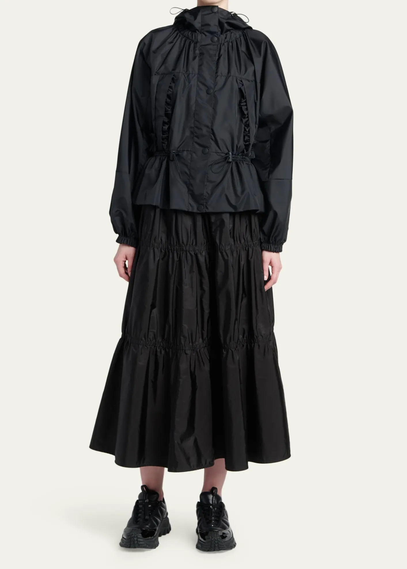 Moncler GeniusImaginaire Canvas Short Parka