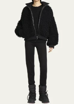 Moncler Geniusx EE72 by Edward Enninful Wool Blend Zip-Up Cardigan