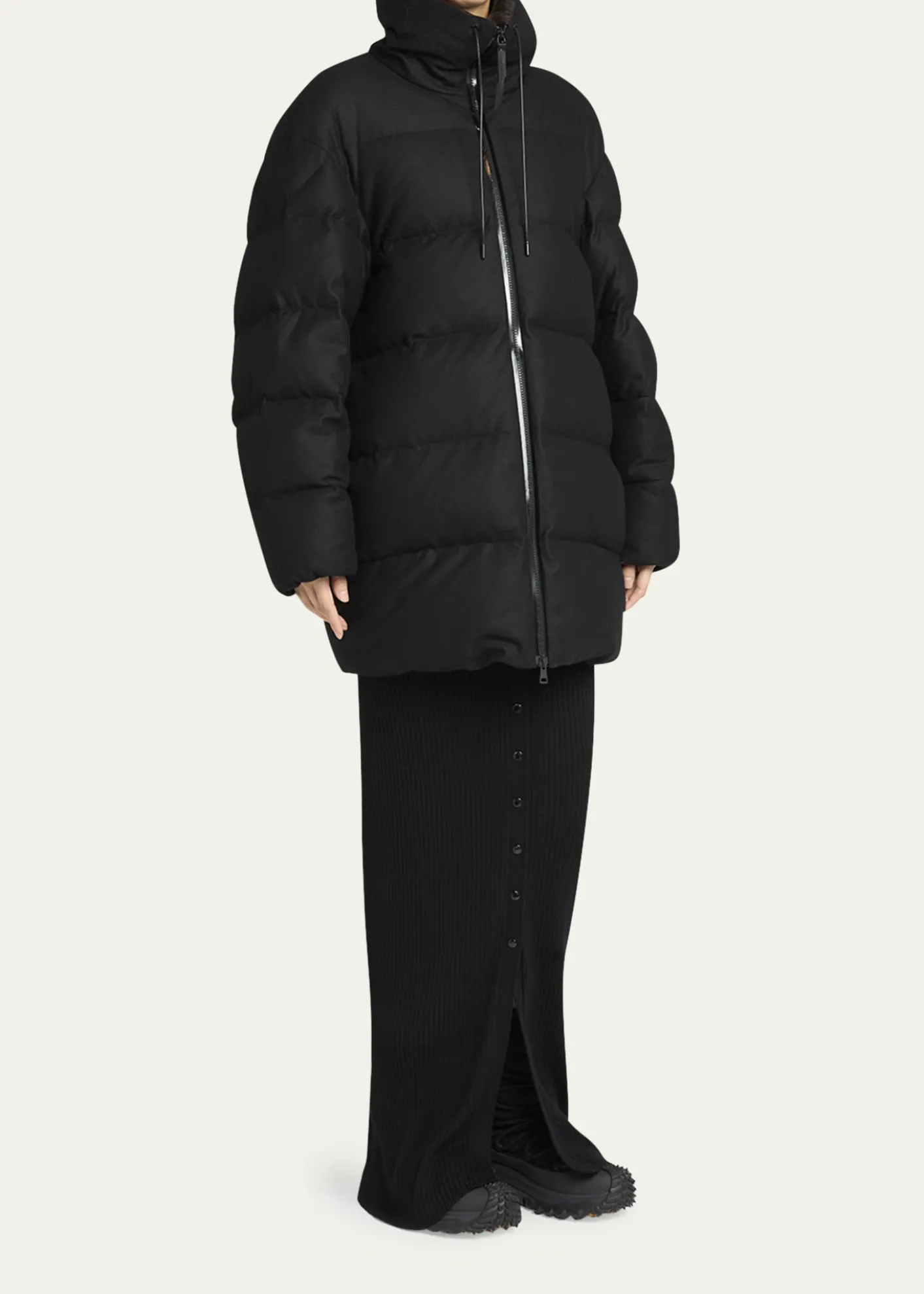 Moncler Geniusx EE72 by Edward Enninful Maarutha Long Down Jacket