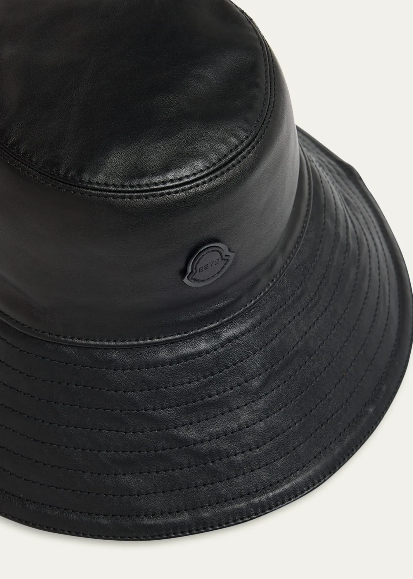 Moncler Geniusx EE72 by Edward Enninful Leather Bucket Hat