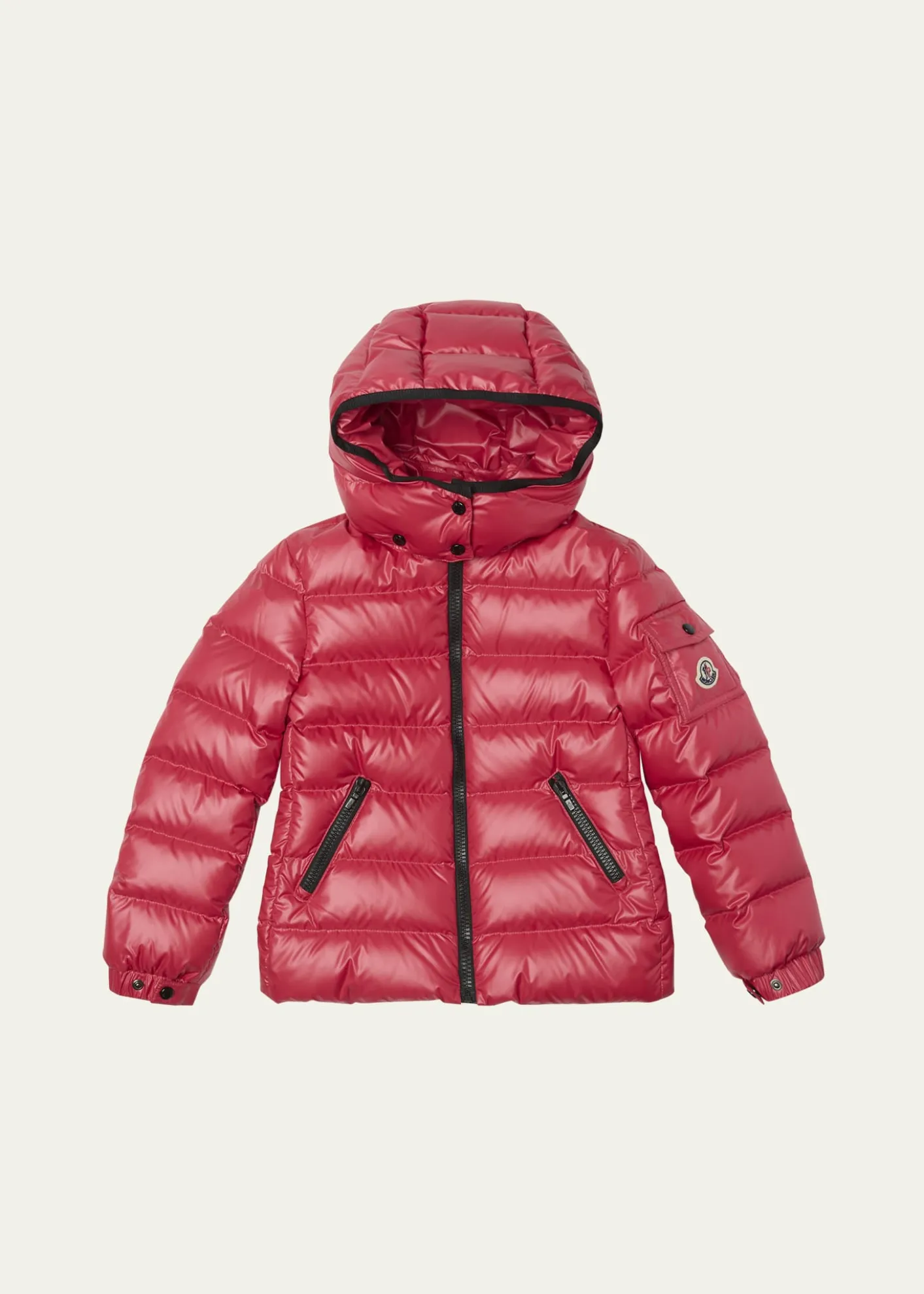 MonclerGirl's Bady Short Hooded Down Puffer Jacket, Size 4-14