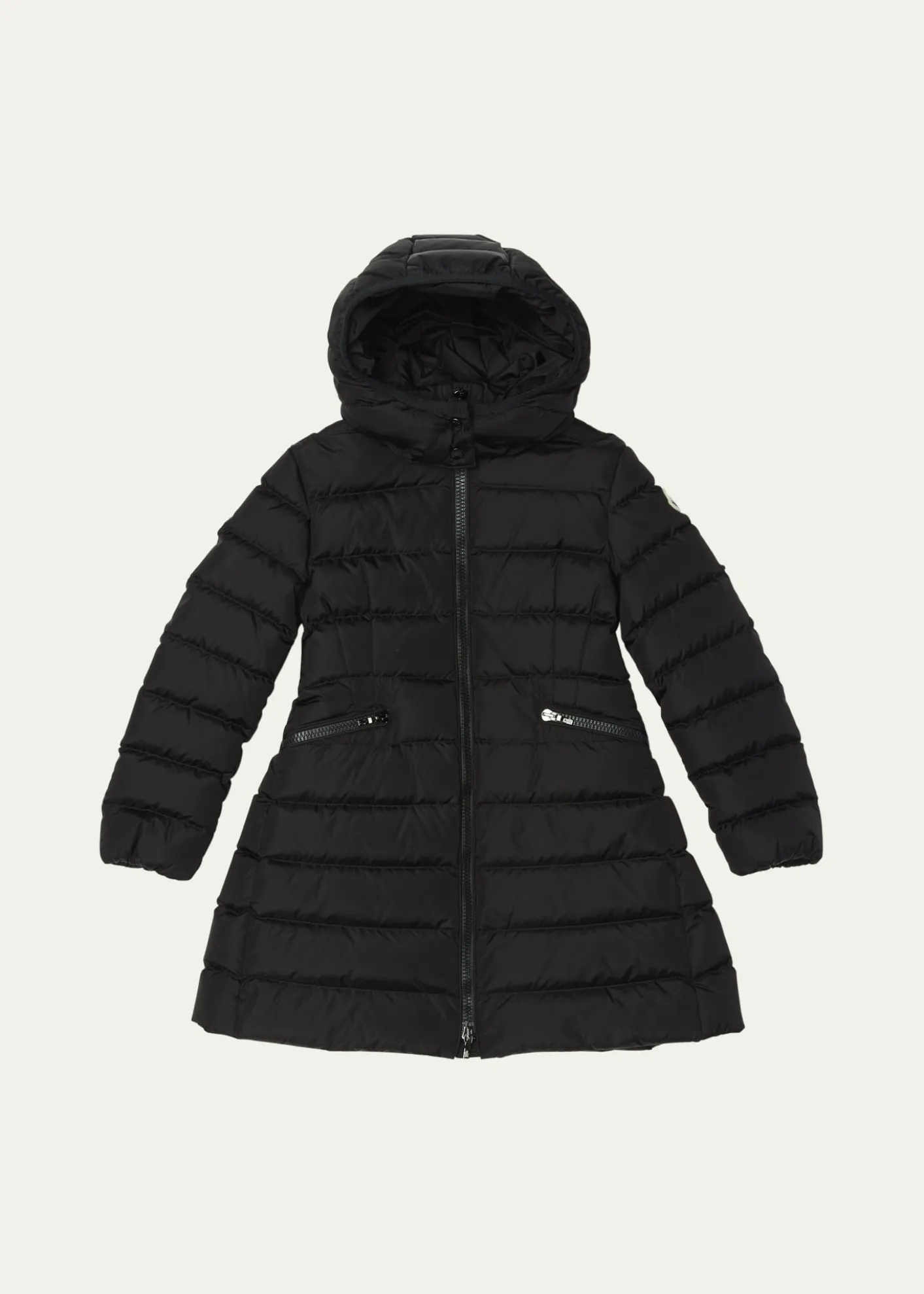 MonclerGirl's Charpal Hooded Long Down Coat, Size 12-14
