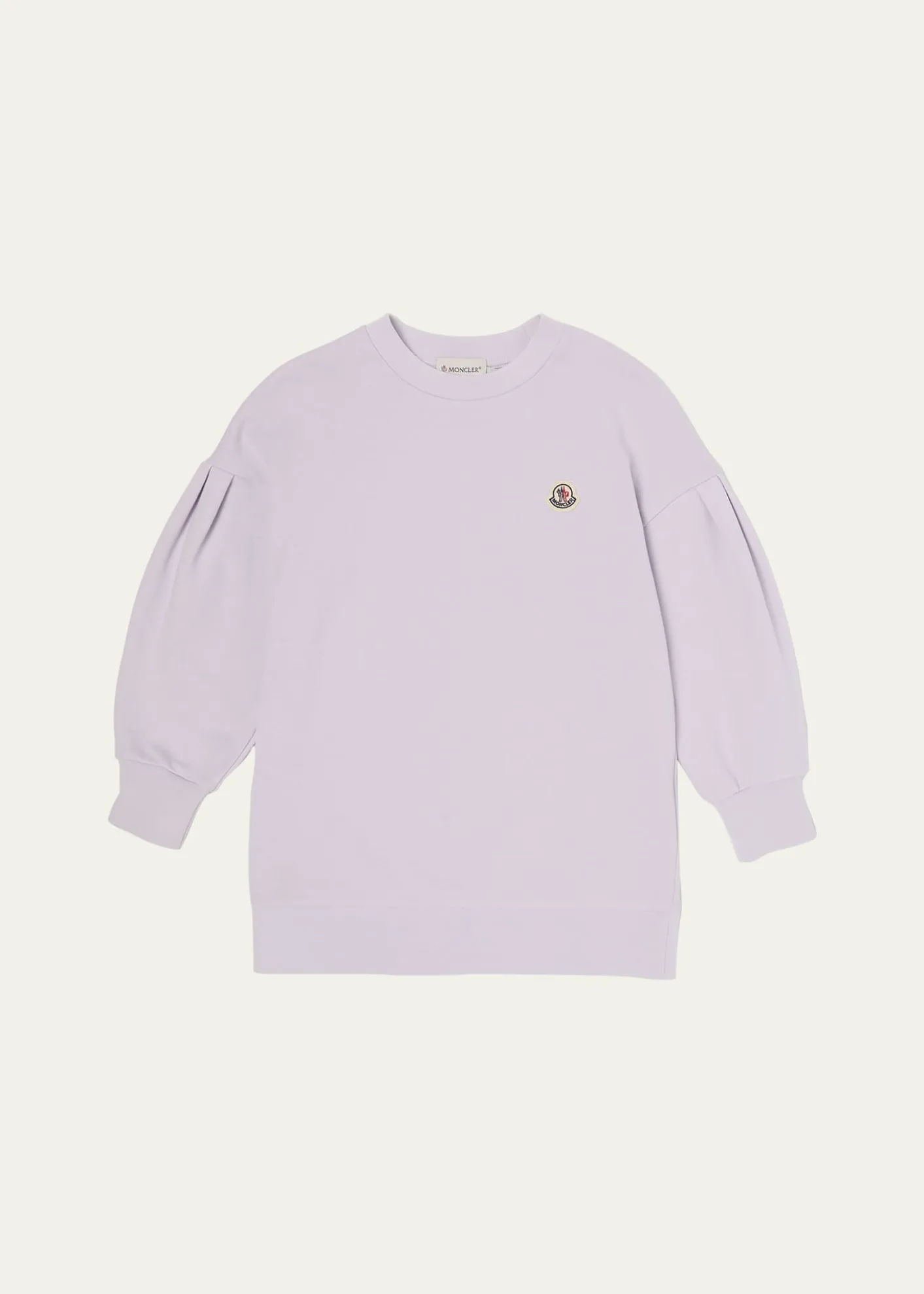 MonclerGirl's Cotton Fleece Logo-Patch Dress, Size 4-6