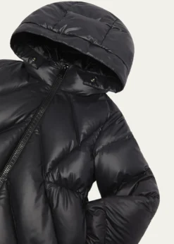 MonclerGirl's Domas Shearling Hooded Down Jacket, Size 4-6