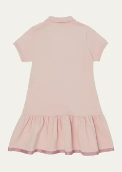 MonclerGirl's Drop-Waist Short-Sleeve Polo Dress, Size 12-14