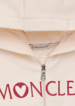 MonclerGirl's Heart Logo Hoodie & Jogger Pants Set, Size 6M-3