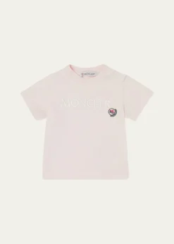 MonclerGirl's Logo Embroidered T-Shirt, Size 12M-3