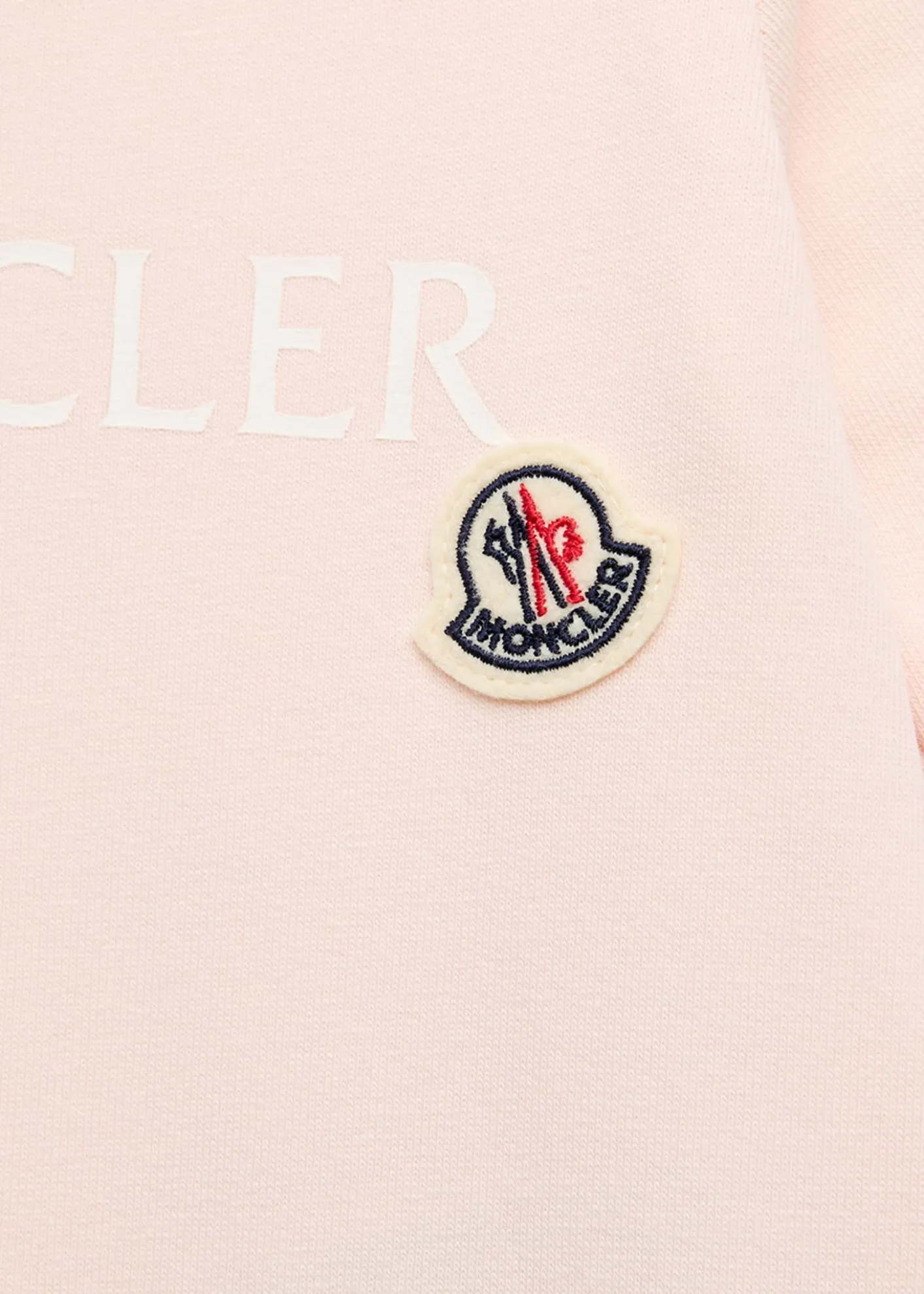 MonclerGirl's Logo-Print Coverall, Size Newborn-12M