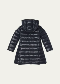 MonclerGirl's Moka Long Down Coat, Size 4-6