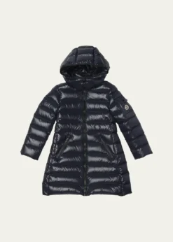 MonclerGirl's Moka Long Down Coat, Size 4-6