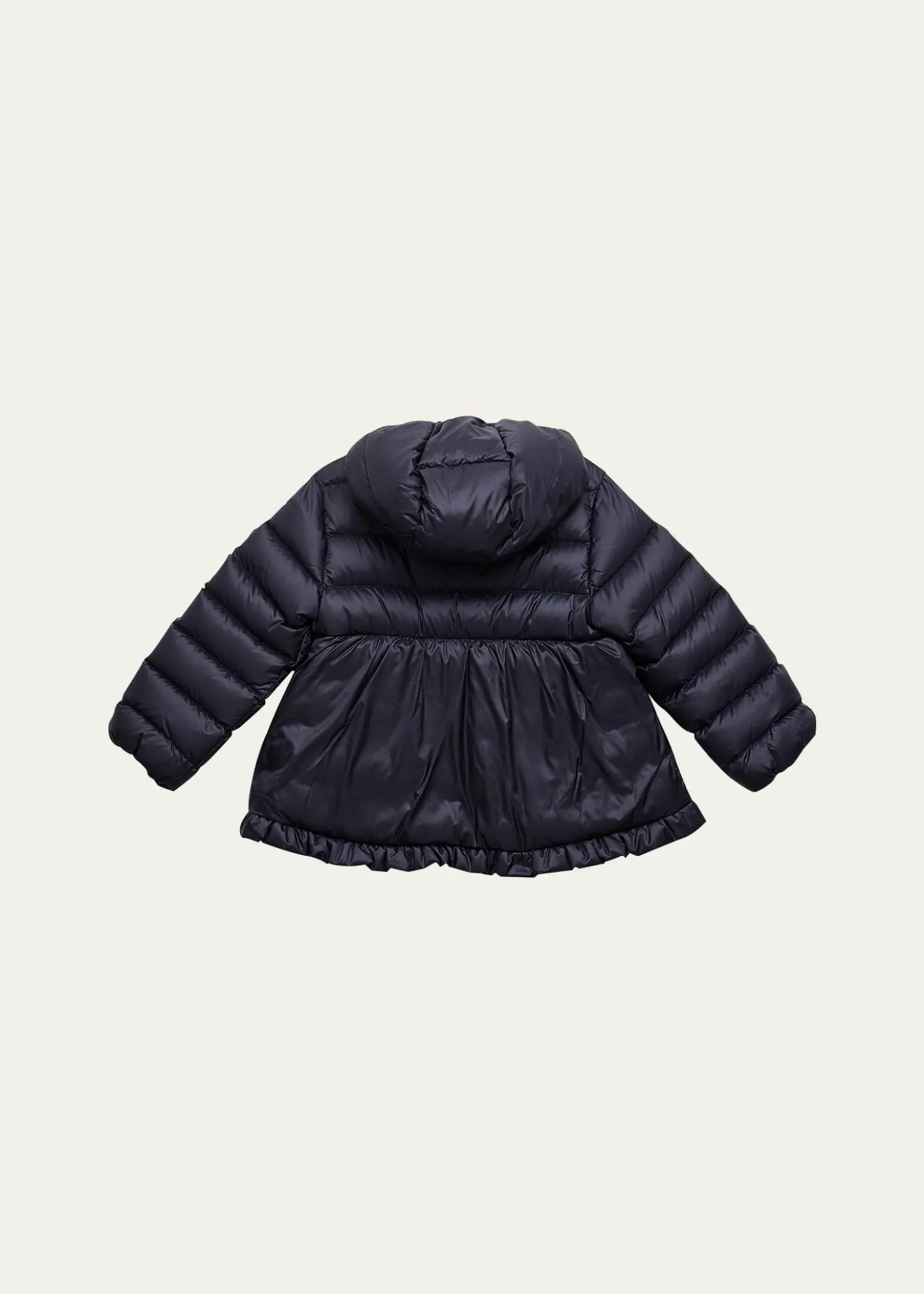 MonclerGirl's Odile A-Line Ruffle-Trim Coat, Size 12M-3
