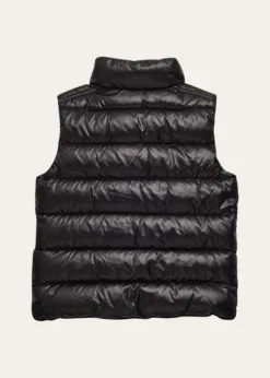 MonclerGirl's Quilted Down Vest, Size 4-6