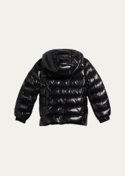 MonclerGirl's Bady Quilted Logo Jacket, Size 4-6