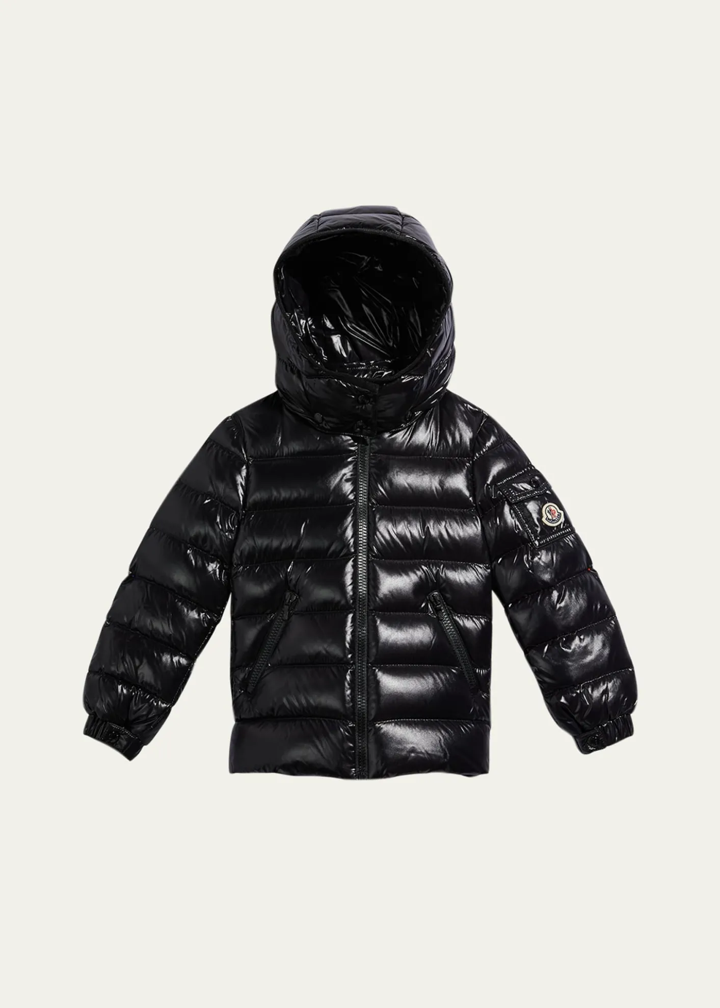 MonclerGirl's Bady Quilted Logo Jacket, Size 4-6