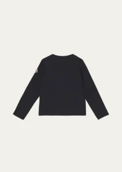 MonclerGirl's 3D Flower Long-Sleeve T-Shirt, Size 12-14