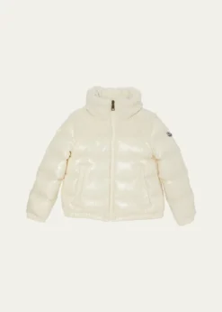 MonclerGirl's Dima Textured Yoke Down Jacket, Size 4-6