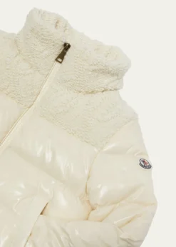 MonclerGirl's Dima Textured Yoke Down Jacket, Size 4-6