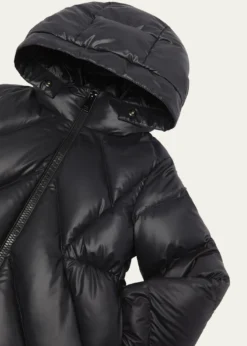 MonclerGirl's Domas Shearling Hooded Down Jacket, Size 8-10