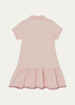 MonclerGirl's Drop-Waist Short-Sleeve Polo Dress, Size 8A-10A