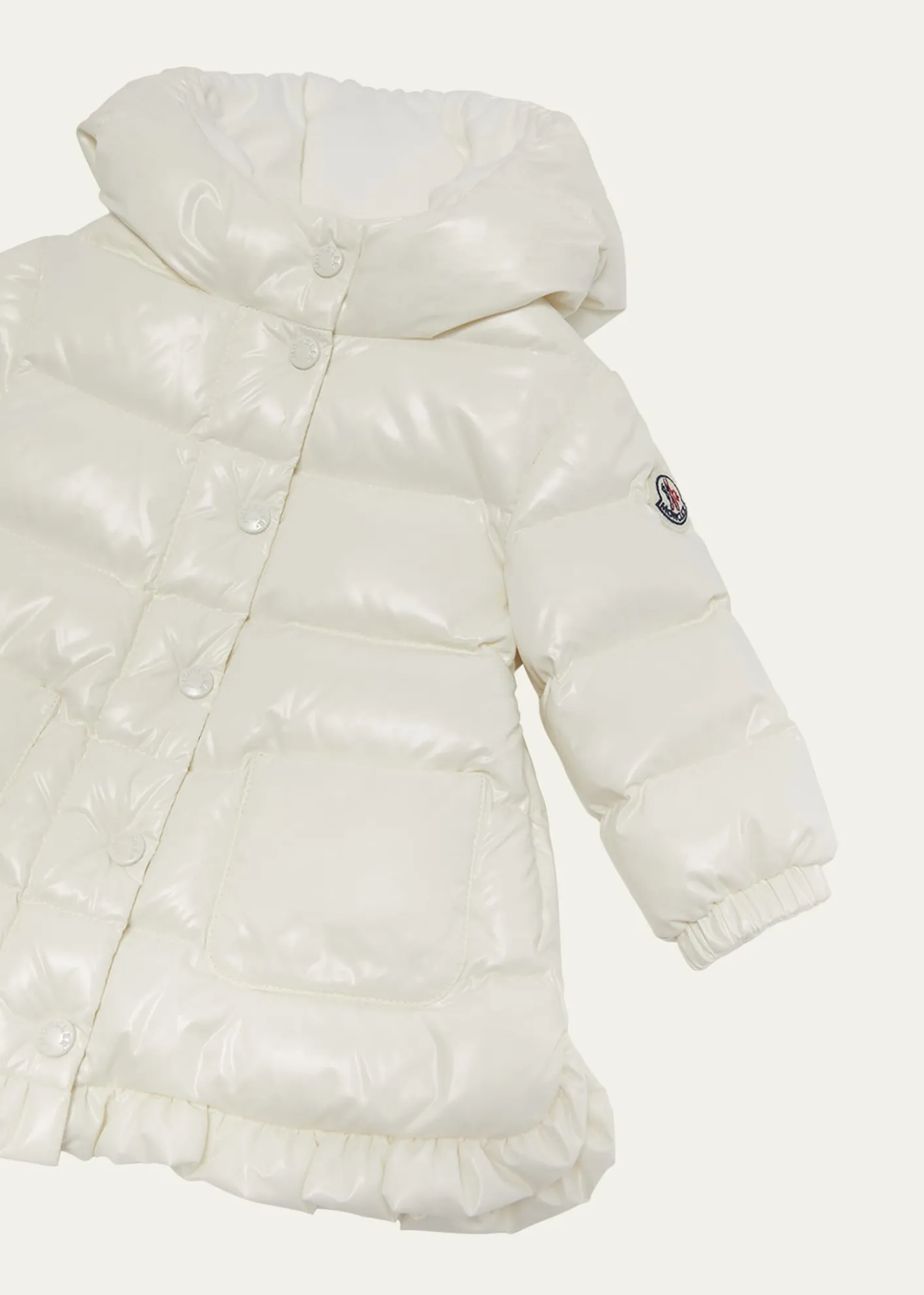 MonclerGirl's Dufar Hooded Long Down Parka, Size 6M-3