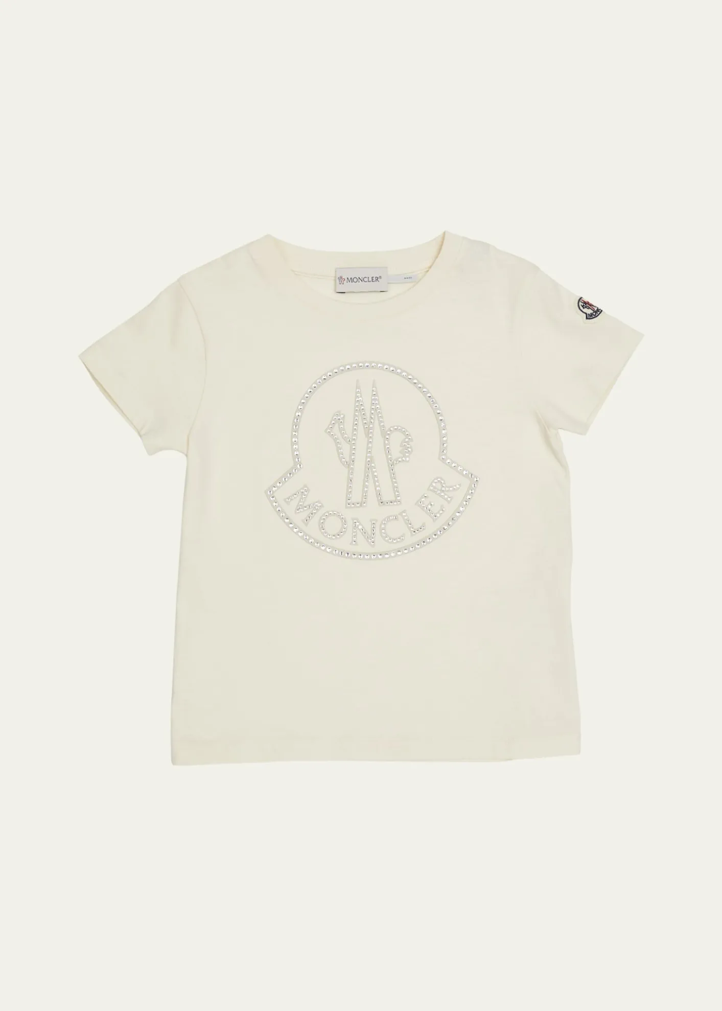 MonclerGirl's Embellished Bell Logo T-Shirt, Size 8-14