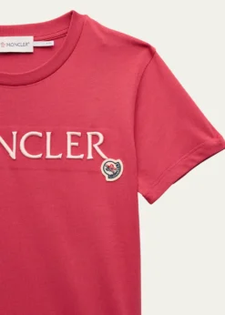 MonclerGirl's Embroidered Logo-Print T-Shirt, Size 4-6