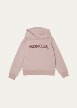 MonclerGirl's Embroidered Logo-Print Hoodie, Size 4-6