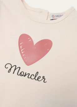 MonclerGirl's Heart Logo-Print Short-Sleeve T-Shirt, Size 6M-3