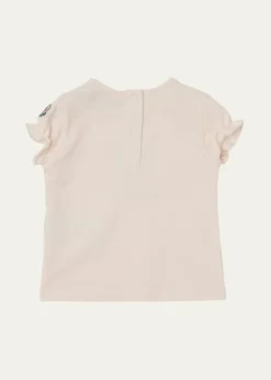MonclerGirl's Heart Logo-Print Short-Sleeve T-Shirt, Size 6M-3