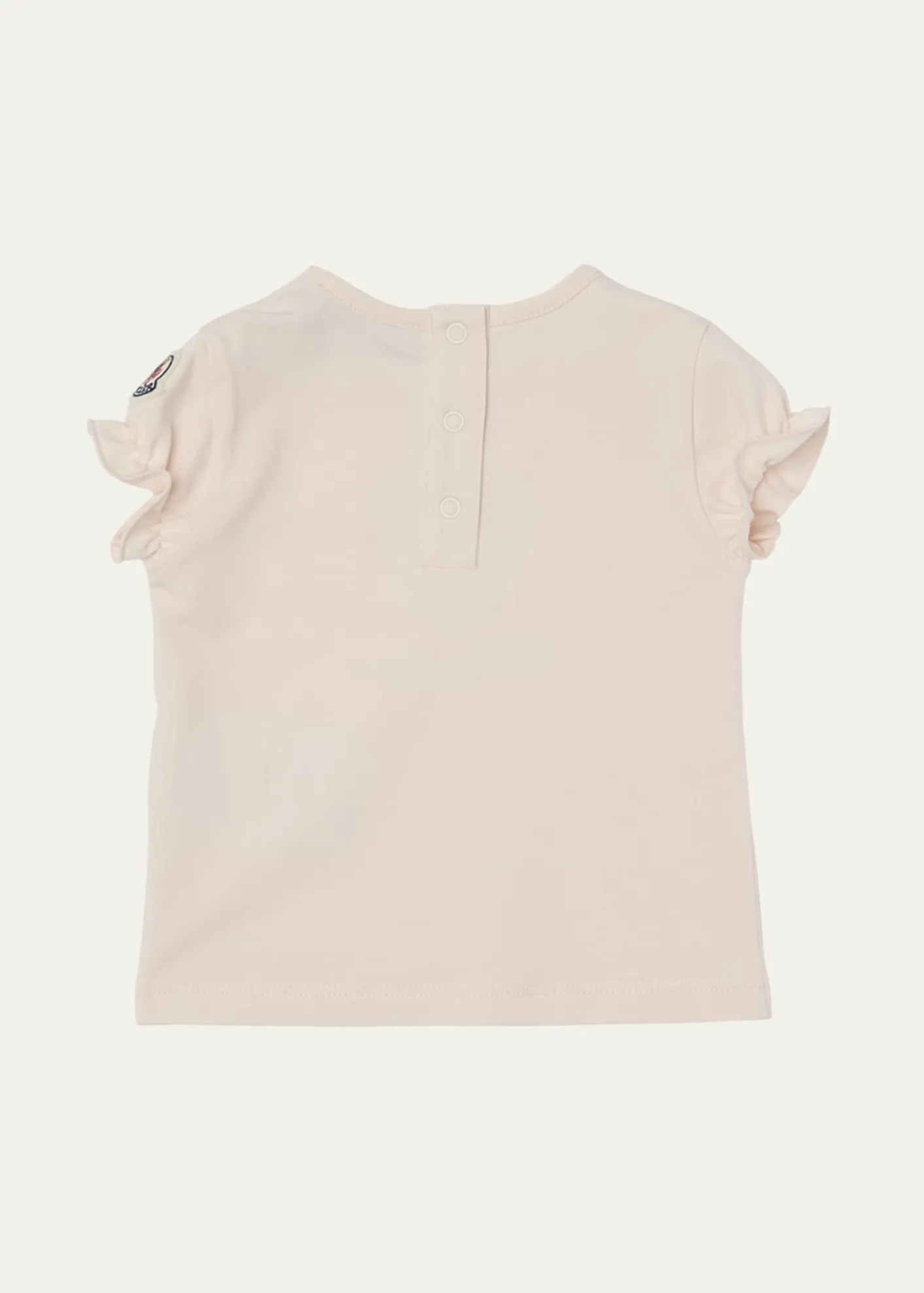 MonclerGirl's Heart Logo-Print Short-Sleeve T-Shirt, Size 6M-3