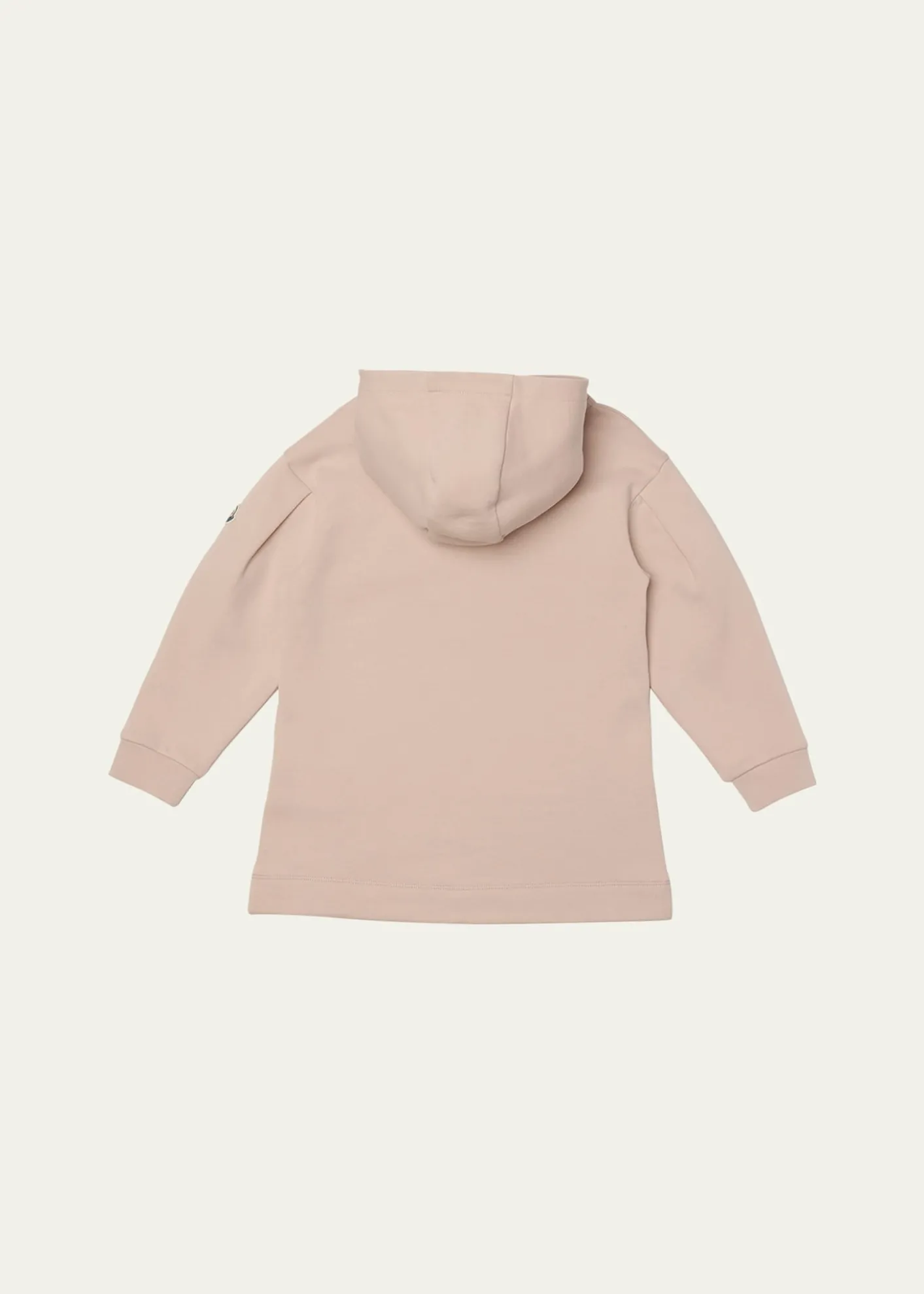 MonclerGirl's Heart Logo-Print Hooded Sweatshirt Dress, Size 12-14