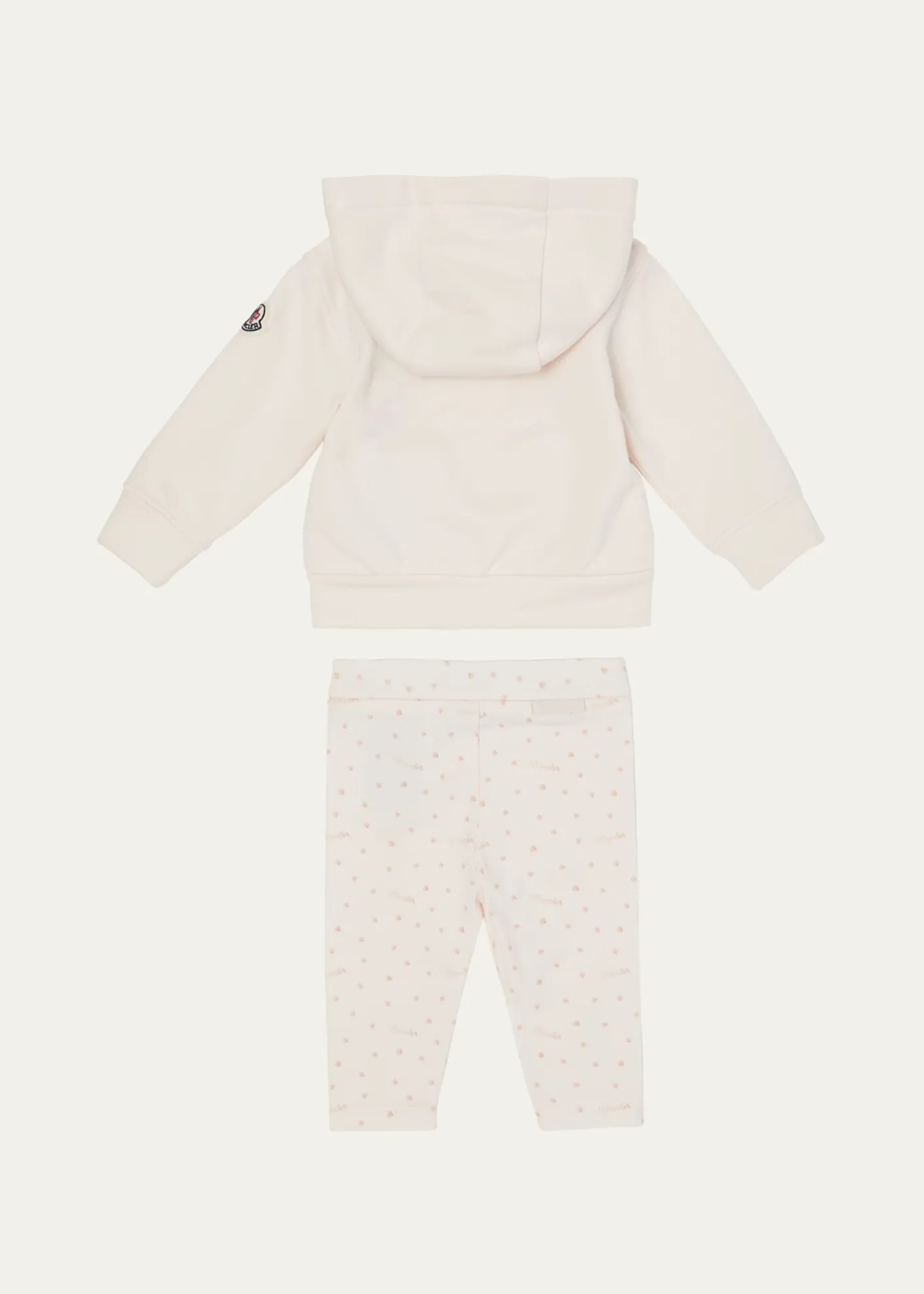 MonclerGirl's Hoodie & Star-Print Leggings, Size 1M-3
