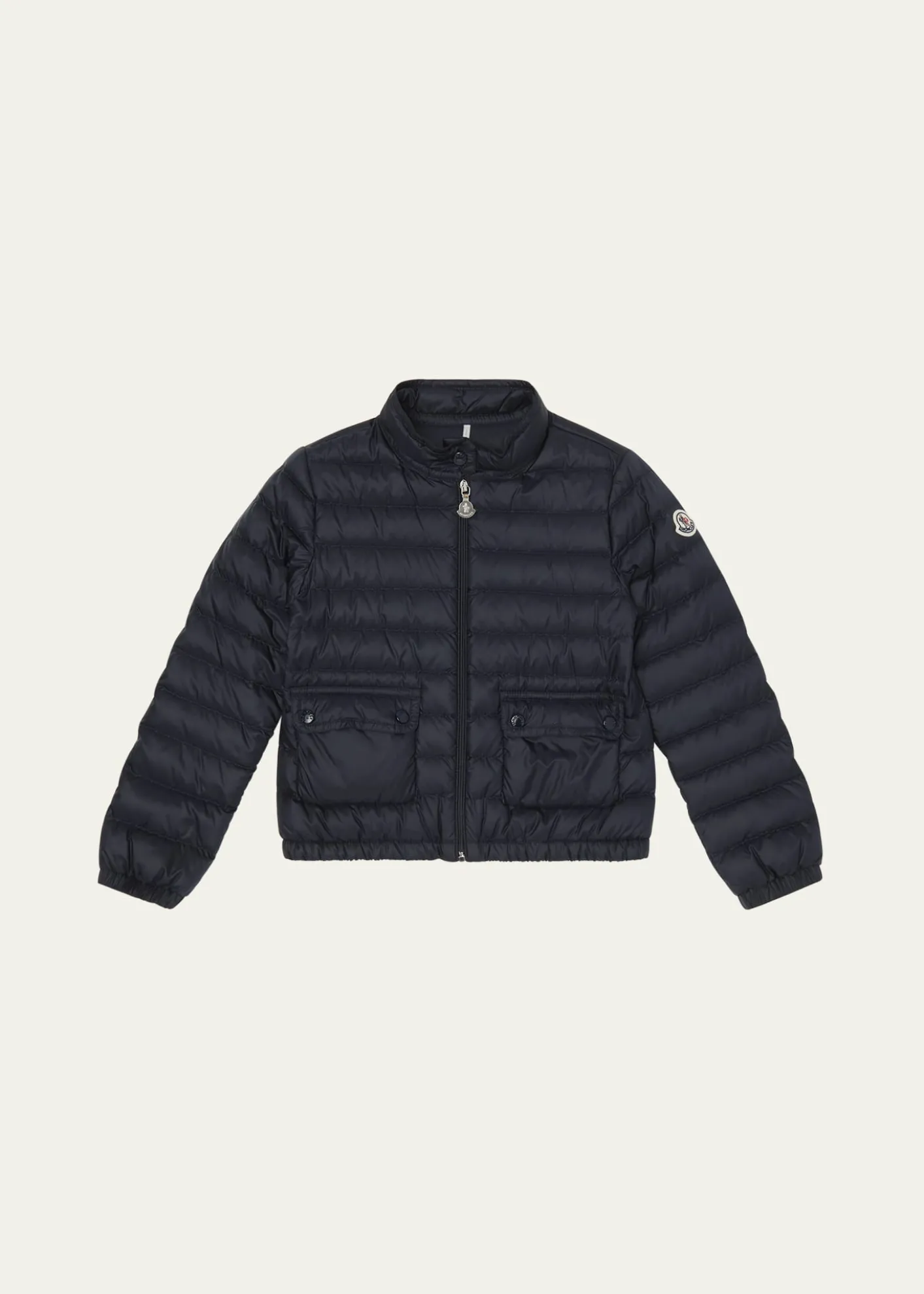 Moncler Girl's Lans Quilted Down Jacket, Size 12-14