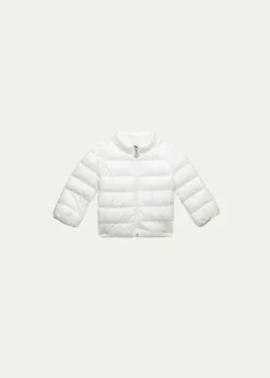 MonclerGirl's Puffer Joelle Jacket W/ Pouch, Size 12M-3