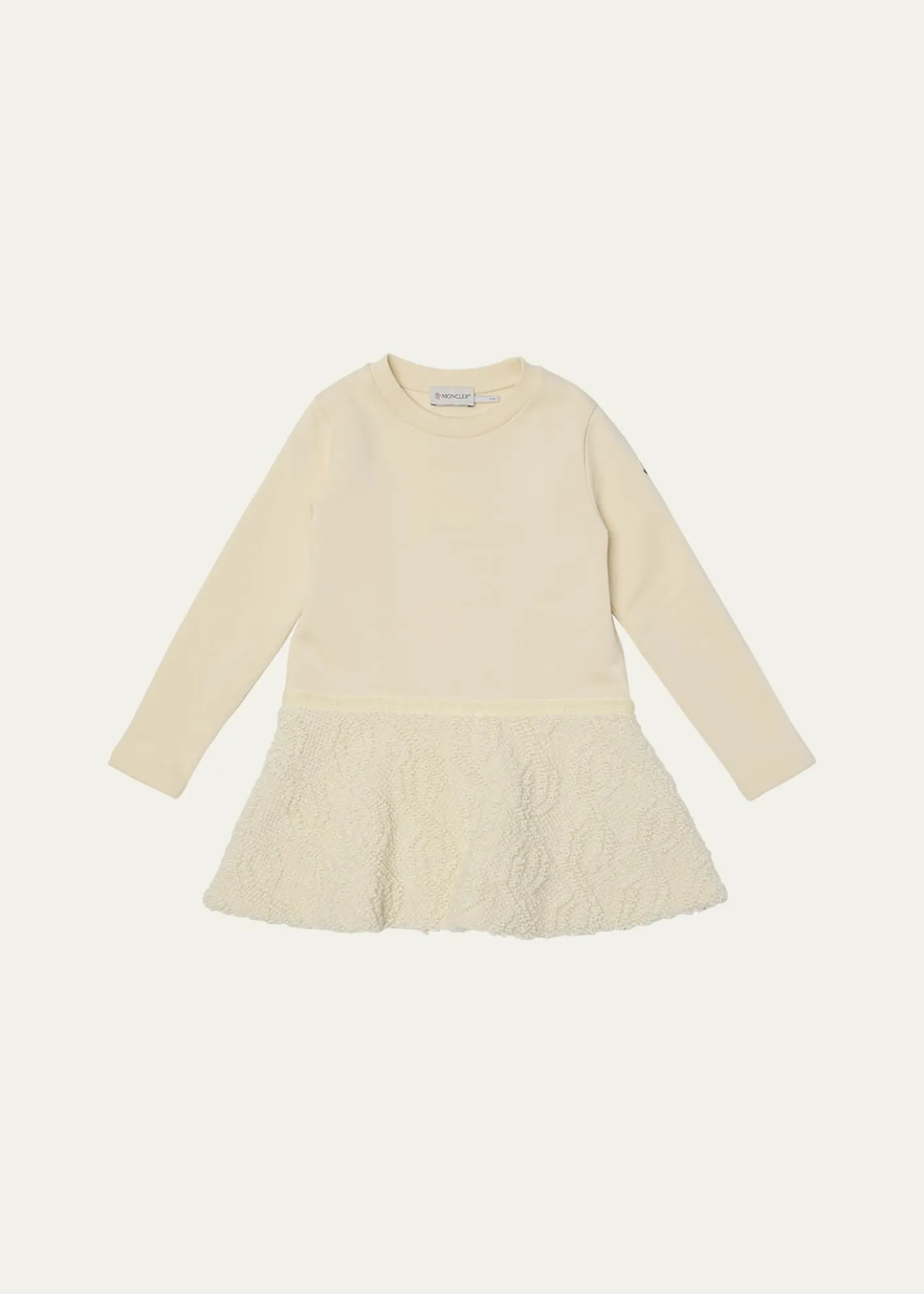 MonclerGirl's Sweatshirt Combo Fit & Flare Dress, Size 12-14